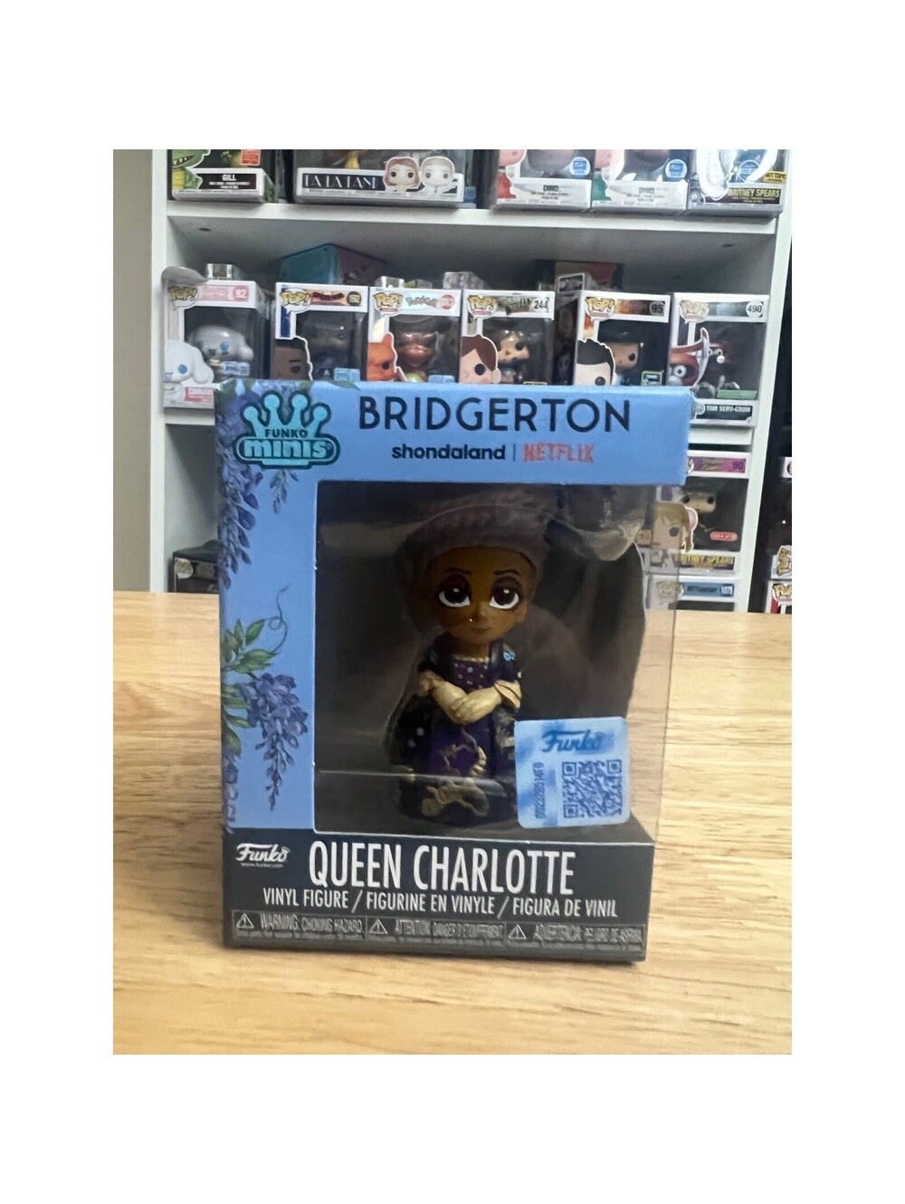 IN HAND EXCLUSIVE Queen Charlotte Funko Mini Bridgerton Vinyl Figurine TV Show